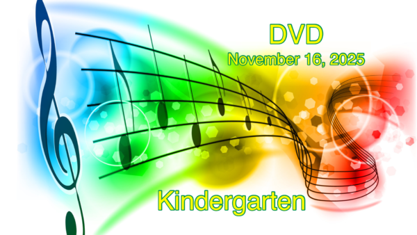 DVD - Kindergarten Music Program (2025)